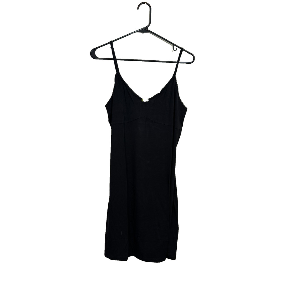 LOFT Cami Sleep Dress Womens S Black Nightgown Loungewear NWT